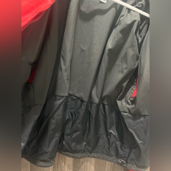 The North Face Mens Snowboarding Ski Red Black Jacket Hyvent Warm Windbreaker XL - Picture 5 of 6